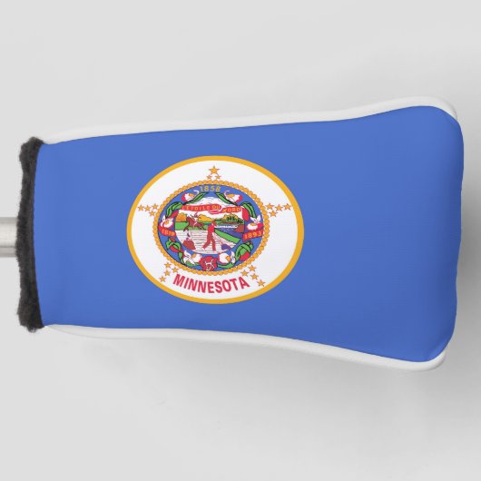 Golf Putter Cover mit Flag Minnesota, USA Headcover (Vorderseite)