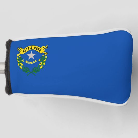 Golf Putter Cover mit Flag Nevada, USA Headcover (Vorderseite)