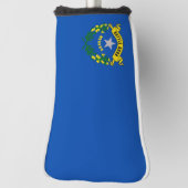 Golf Putter Cover mit Flag Nevada, USA Headcover (Rotieren 90)