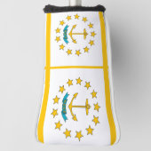 Golf Putter Cover mit Flag Rhode Island, USA Golf Headcover (Rotieren 90)