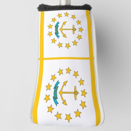 Golf Putter Cover mit Flag Rhode Island, USA Golf Headcover (Rotieren 90)