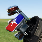 Golf Putter Cover mit Flag San Antonio, USA Golf Headcover (In Situ)