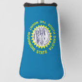 Golf Putter Cover mit Flag South Dakota, USA Golf Headcover (Rotieren 90)