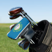 Golf Putter Cover mit Flag South Dakota, USA Golf Headcover (In Situ)