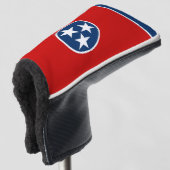 Golf Putter Cover mit Flag Tennessee, USA Golf Headcover (3/4 Vorderseite)