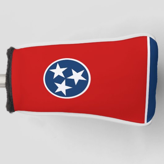 Golf Putter Cover mit Flag Tennessee, USA Golf Headcover (Vorderseite)