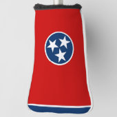 Golf Putter Cover mit Flag Tennessee, USA Golf Headcover (Rotieren 90)