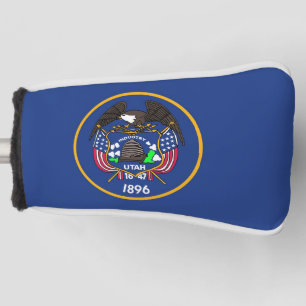Golf Putter Cover mit Flag Utah, USA Headcover
