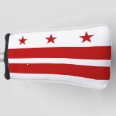 Golf Putter Cover mit Flag Washington DC, USA Golf Headcover (Vorderseite)