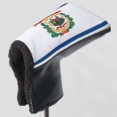 Golf Putter Cover mit Flag West Virginia Staat Headcover (3/4 Vorderseite)