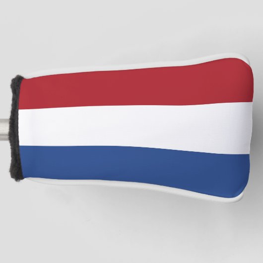 Golf Putter Cover mit Flagge der Niederlande Headcover (Vorderseite)