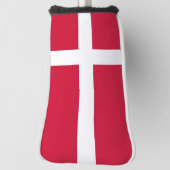 Golf Putter Cover mit Flagge in Dänemark Golf Headcover (Rotieren 90)