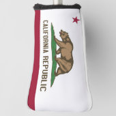 Golf Putter Cover mit Flagge Kaliforniens, USA Golf Headcover (Rotieren 90)