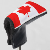 Golf Putter Cover mit Flagge Kanadas Headcover (3/4 Vorderseite)