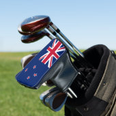 Golf Putter Cover mit Flagge Neuseelands Golf Headcover (In Situ)