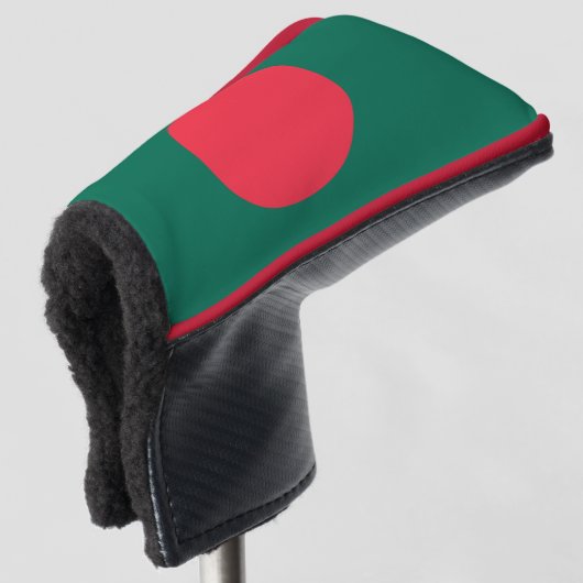 Golf Putter Cover mit Flagge von Bangladesch Golf Headcover (3/4 Vorderseite)