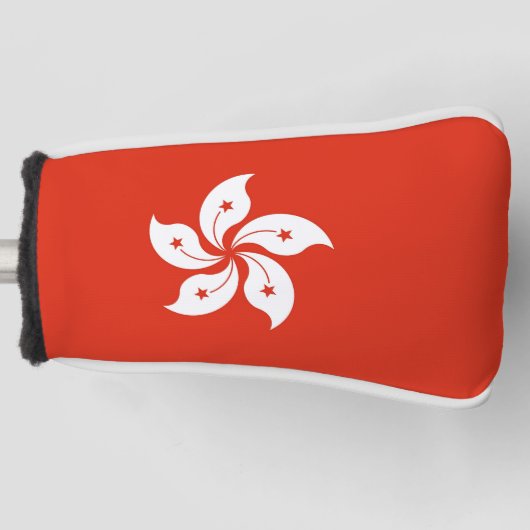 Golf Putter Cover mit Flagge von Hong Kong Golf Headcover (Vorderseite)