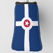 Golf Putter Cover mit Flagge von Indianapolis, USA Headcover (Rotieren 90)