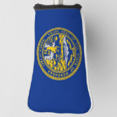 Golf Putter Cover mit Flagge von Nebraska, USA Golf Headcover (Rotieren 90)