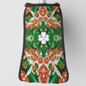 Golf Putter Cover mit Irish Colors Design Headcover (Rotieren 90)