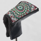 Golf Putter Cover mit italienischem Farbdesign Headcover (3/4 Vorderseite)