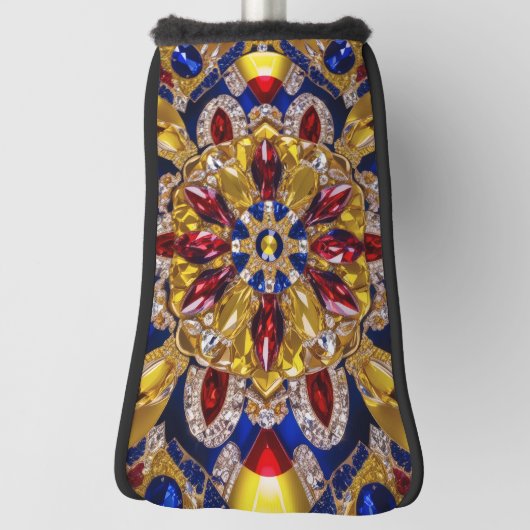 Golf Putter Cover mit kolumbianischer Farbgestaltu Golf Headcover (Rotieren 90)