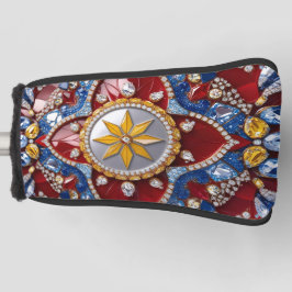 Golf Putter Cover mit kolumbianischer Farbgestaltu Headcover