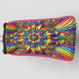 Golf Putter Cover mit LGBTQ Colors Design Headcover
