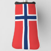Golf Putter Cover mit norwegischer Flagge Headcover (Rotieren 90)