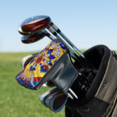 Golf Putter Cover mit rumänischer Farbgestaltung Headcover (In Situ)