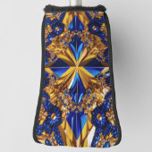 Golf Putter Cover mit Schwedenfarben Design Headcover (Rotieren 90)
