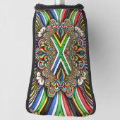 Golf Putter Cover mit südafrikanischer Farbgestalt Headcover (Rotieren 90)