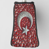 Golf Putter Cover mit türkischer Farbgestaltung Headcover (Rotieren 90)