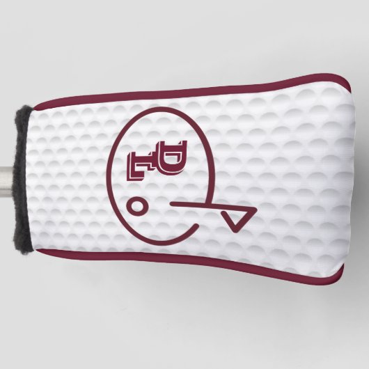 Golf Putter Cover - Personalisiertes Design (Burgu Golf Headcover (Vorderseite)