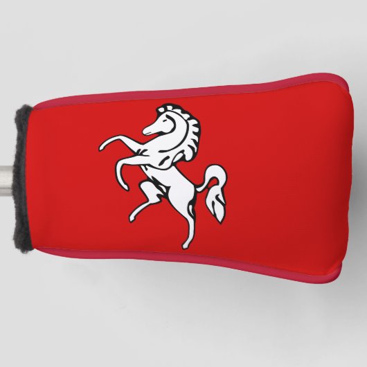 Golf Putter Cover with Flag of Kent, England Headcover (Vorderseite)