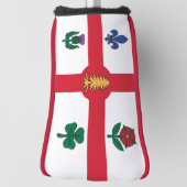 Golf Putter Cover with Flag of Montreal, Canada Headcover (Rotieren 90)