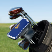Golf Putter Cover with Flag of Quebec City, Canada Headcover (In Situ)