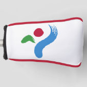 Golf Putter Cover with Flag of Seoul, South Korea Golf Headcover (Vorderseite)