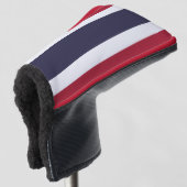 Golf Putter Cover with Flag of Thailand Golf Headcover (3/4 Vorderseite)