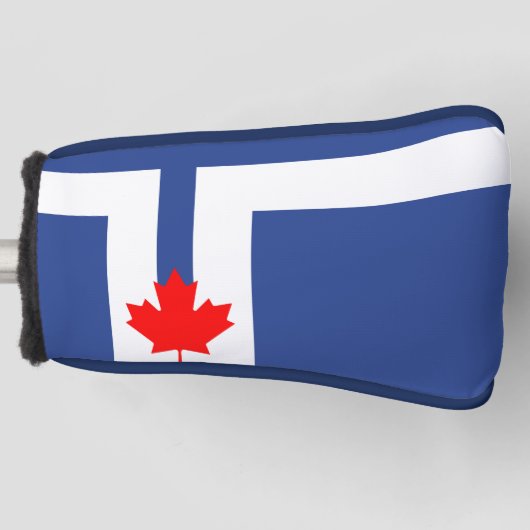 Golf Putter Cover with Flag of Toronto, Canada Headcover (Vorderseite)