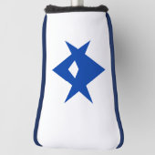 Golf Putter Cover with Flag of Toyota City, Japan Golf Headcover (Rotieren 90)