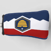 Golf Putter Cover with Flag of Utah, USA Golf Headcover (Vorderseite)
