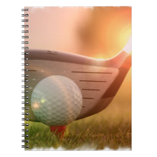 Golf-Putter-Notizbuch Notizblock (Vorderseite)