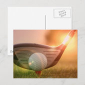 Golf Putter Postkarte (Vorne/Hinten)