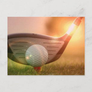 Golf Putter Postkarte