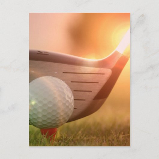 Golf Putter Postkarte (Vorderseite)