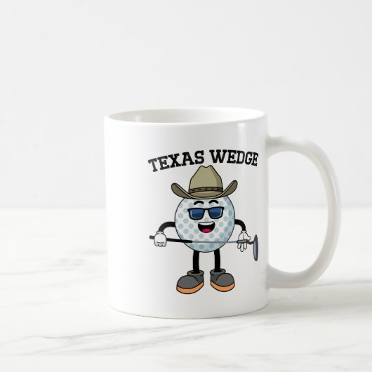Golf Putter Texas Wedge Golf Club Texas Cowboy Cou Kaffeetasse (Rechts)