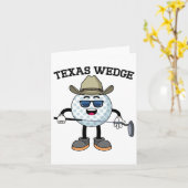 Golf Putter Texas Wedge Golf Club Texas Cowboy Cou Karte (Gelbe Blume)