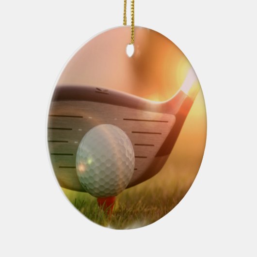 Golf-Putter-Verzierung Keramikornament (Rechts)