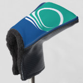 Golf-Putterabdeckung mit Flagge von Ottawa, Kanada Golf Headcover (3/4 Vorderseite)